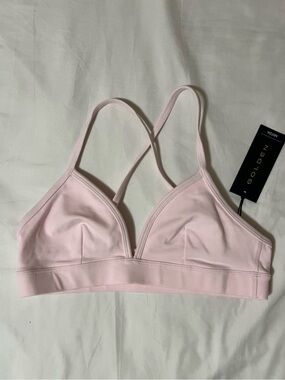 GOLDEN Light Pink Wireless Bralette with Convertible Straps (Villa Pink, small)